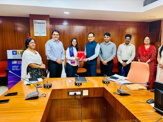 Felicitation at LIC Mumbai Division